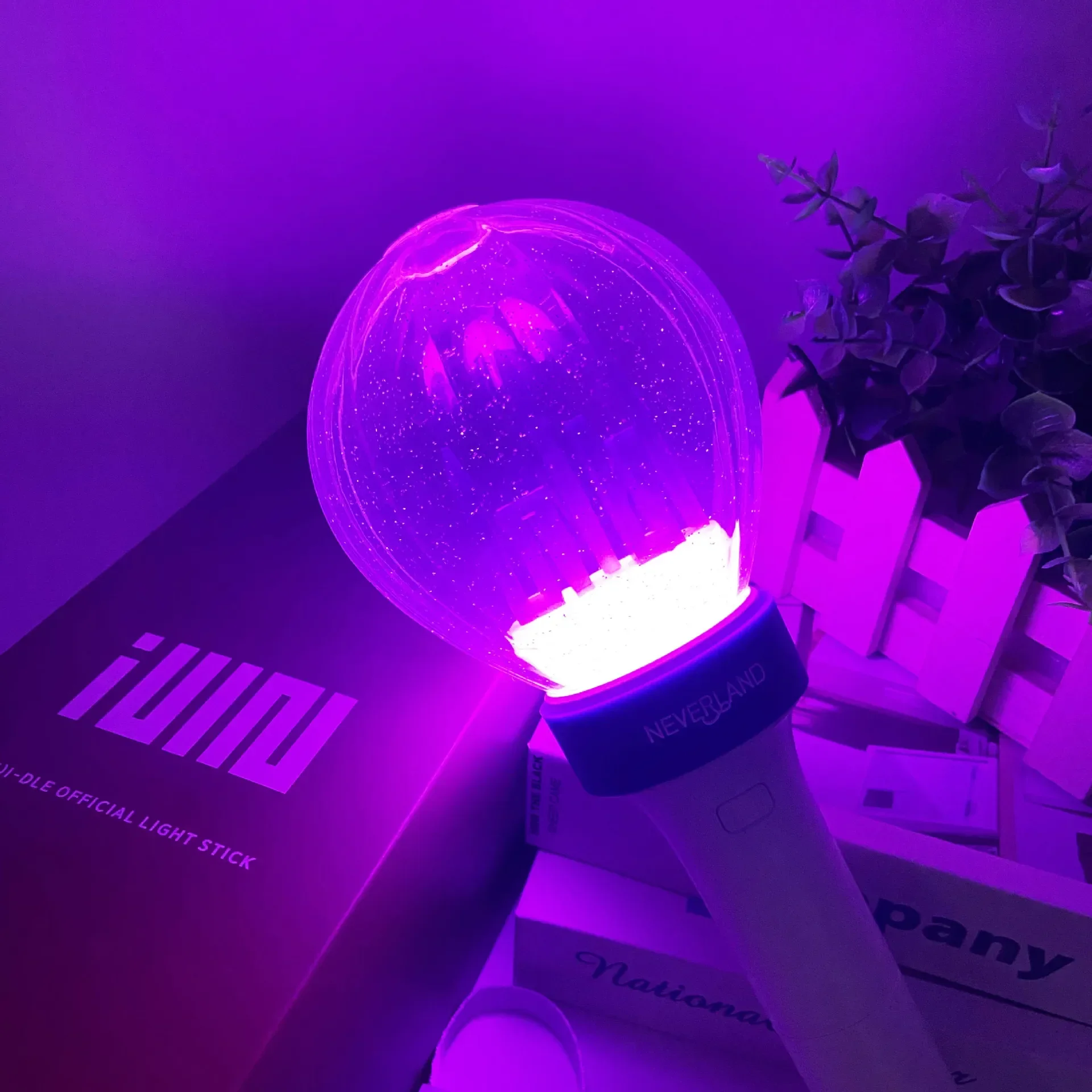 Novo (g) I-DLE ver.2 lightstick castelo mão lâmpada gidle cartão de concerto hiphop festa luz vara flash fluorescente fãs brinquedos presente