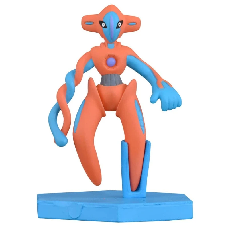 Takara Tomy Tomica Pokemon MoncolleDeoxis (Normal Form) 3-5cm Mini Resin Anime Figure Toysfor Children Collectibles Toys