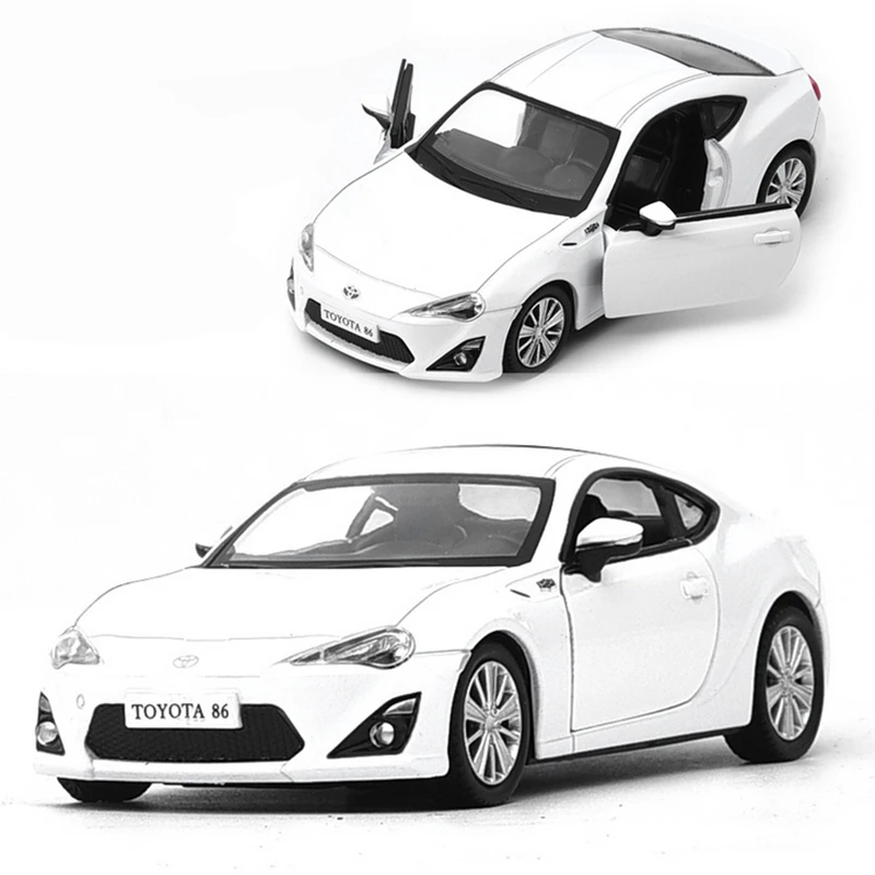 Coche deportivo clásico de aleación, vehículo de juguete de Metal fundido a presión, colección de modelos de coche, regalo de alta simulación, 1:36, TOYOTA 86, nuevo