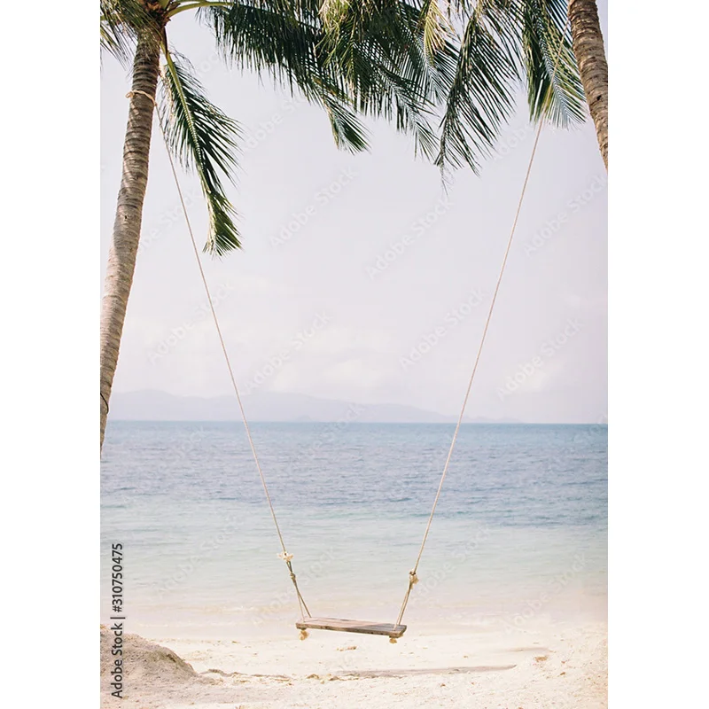 Studio fotografico tropicale 211227-HHB 04 del Photocall dei fondali scenici naturali della foto del fondo di fotografia dell'albero delle palme della spiaggia del mare