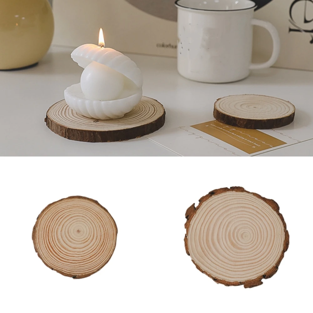 Home Decor Accessories Scented Candle Pine Mat Holder Stone Aromatherapy Base Cushion Creative Candle Coaster