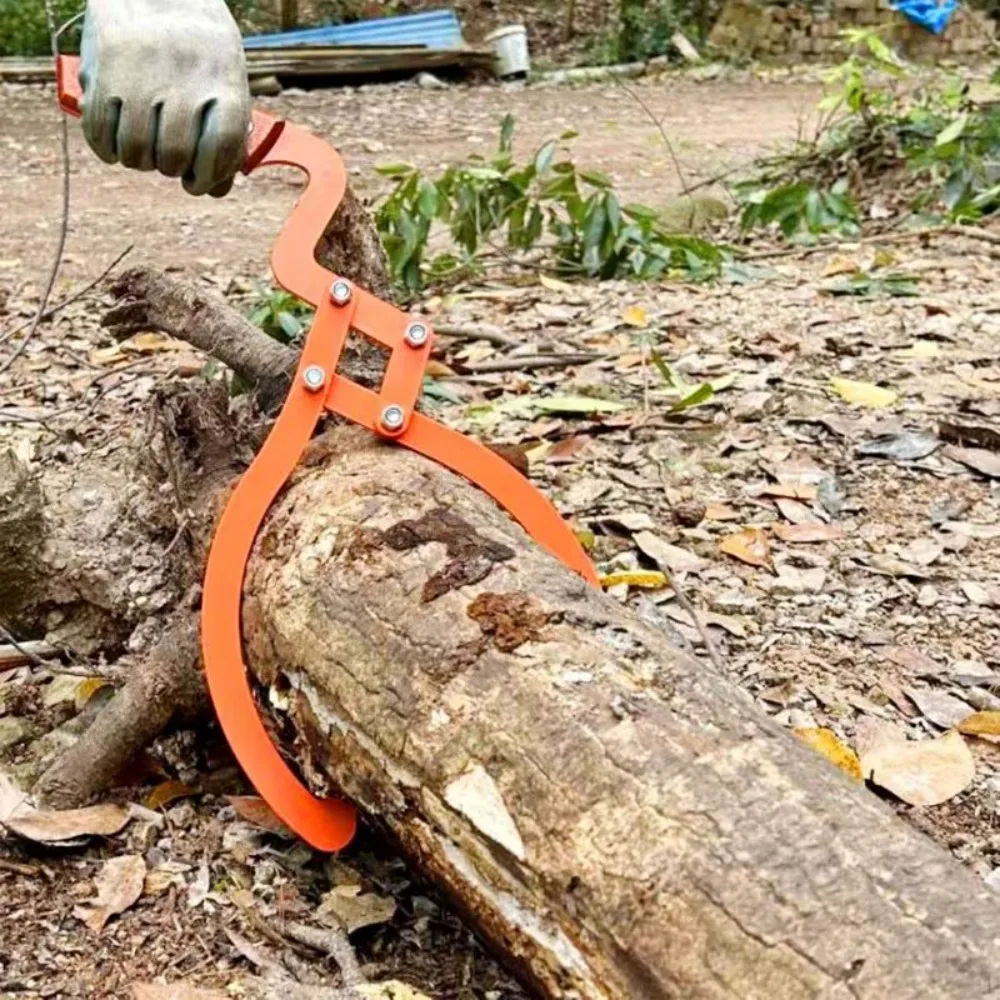 Logging Skidding Tongs Non-Slip Grip for Carrying Dragging Woodworking Heavy Duty Tools