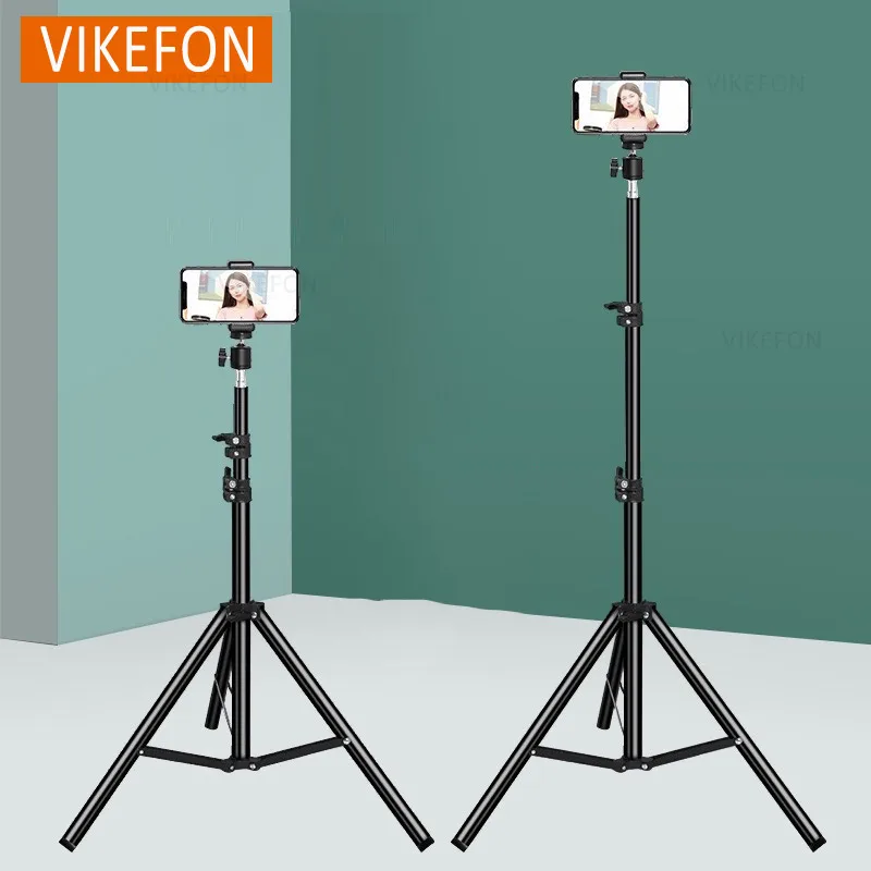 Skalierbares 56 cm-160 cm Live-Streaming-Stativ, Handy-Ständer, Halter, Videoaufzeichnung, Selfie-Landung, Monpod für alle Telefonkameras