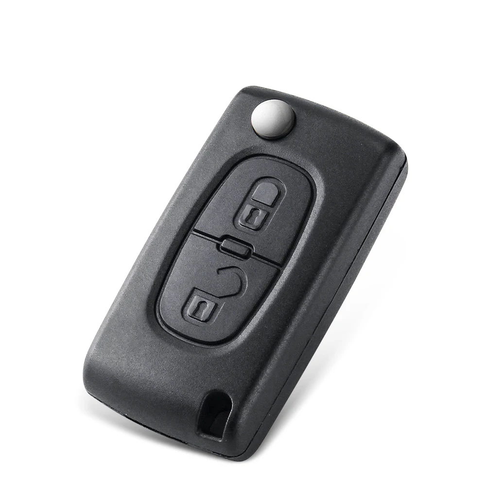 KEYYOU 2 pulsanti Flip pieghevole chiave auto a distanza Shell Case per Citroen C2 C3 C4 C5 C6 C8 Xsara Picasso CE0536