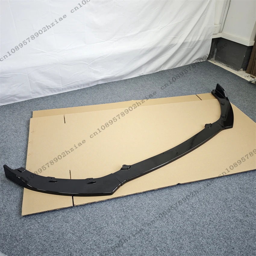 3Pcs Car Front Bumper Lip Spoiler Splitter Diffuser For Mazda MX-5 MX5 Miata ND 2-Door 2015-2025 Gloss Black Body Kit Tuning view 4