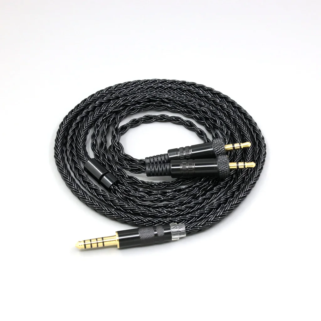 16 الأساسية سماعة كابل لسوني MDR-Z1R MDR-Z7 MDR-Z7M2 مع المسمار لإصلاح سماعة الرأس الأسود مضفر 8866