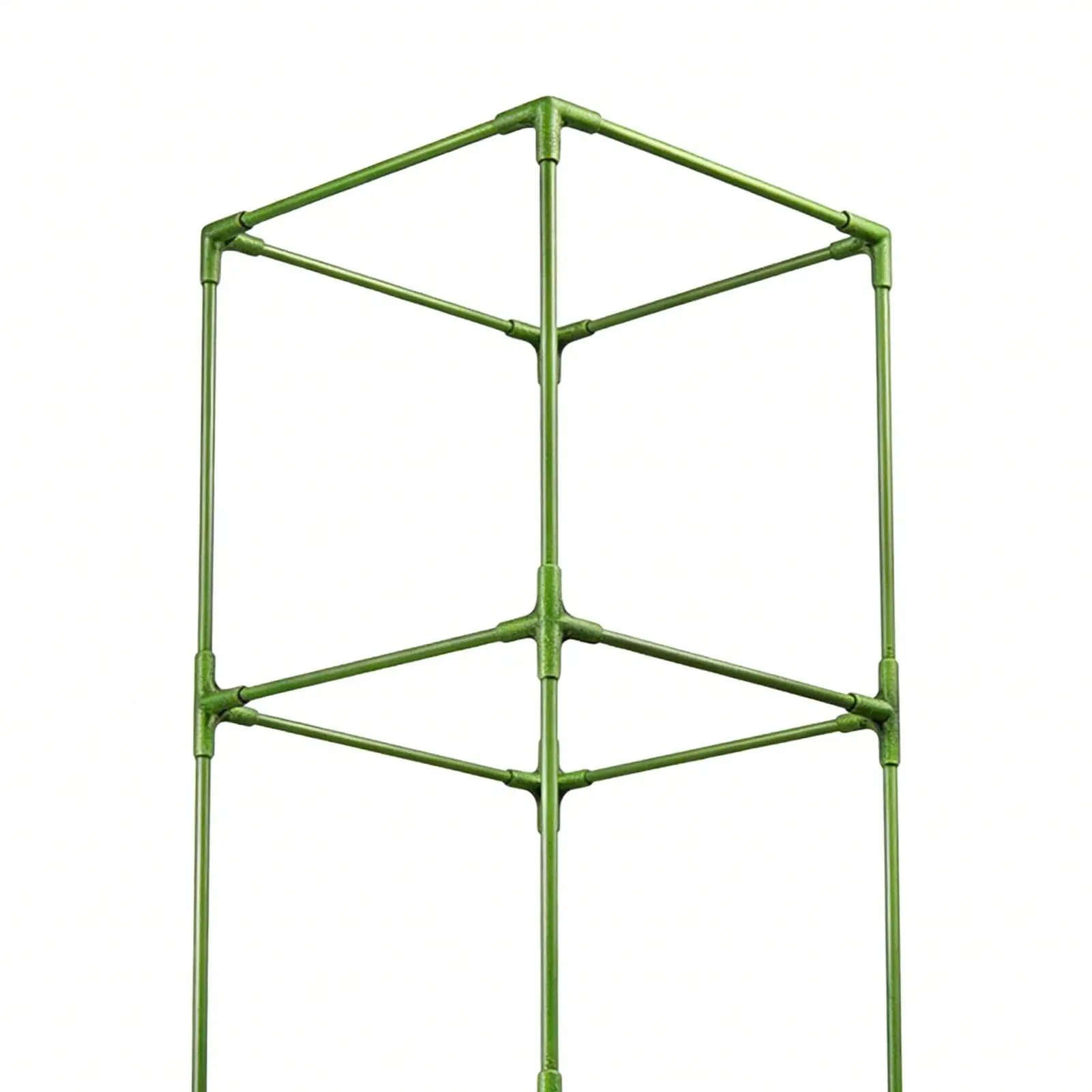 

Сверхмощная 64-дюймовая клетка для помидоров, поддерживающая решетка для растений для вьющихся овощей, огурцов, перца, лозы, уличные садовые колья