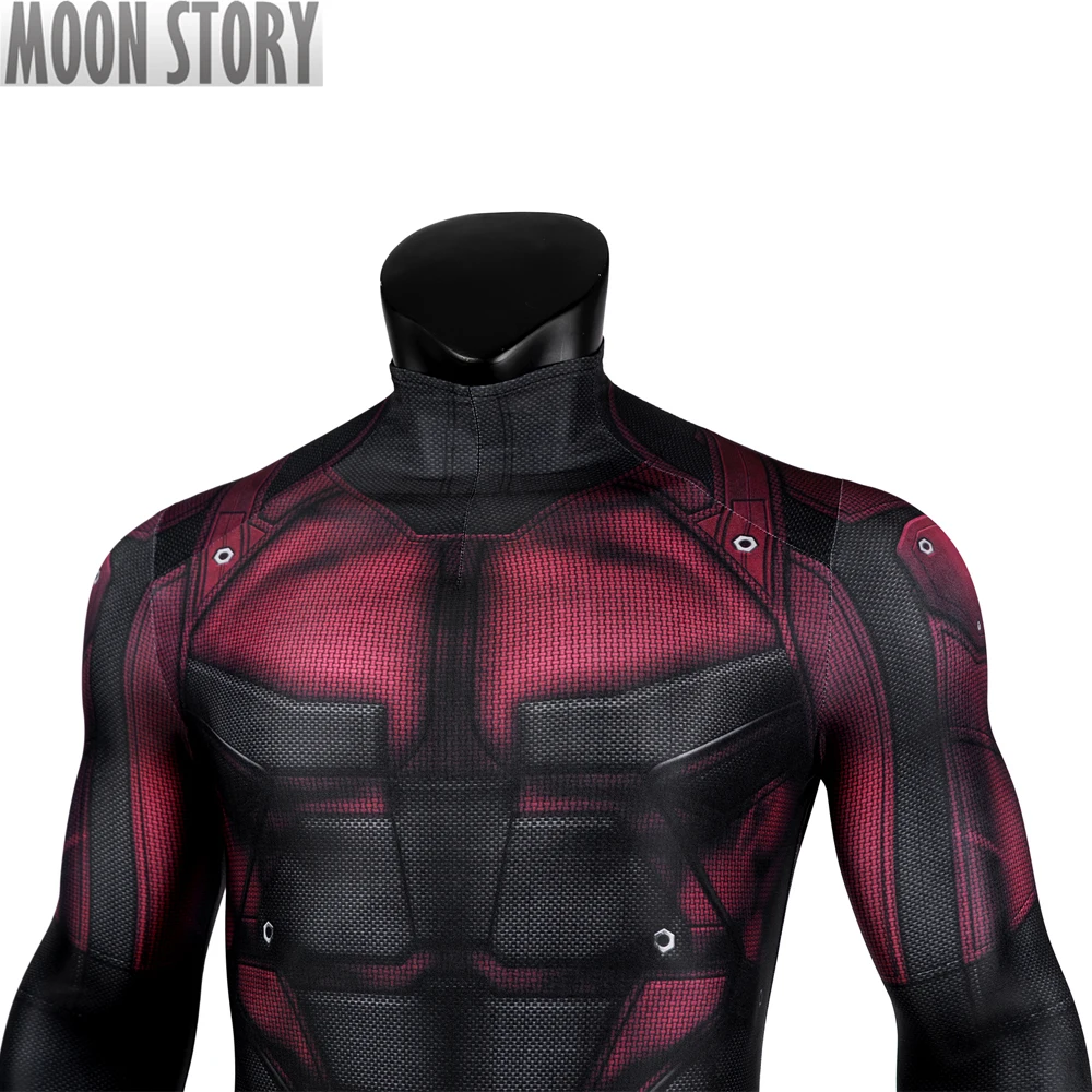 Superhero Daredevil Cosplay Costumes Hallloween Jumpsuit Michael Murdock Soldier Battle Suit Zentai Bodysuits