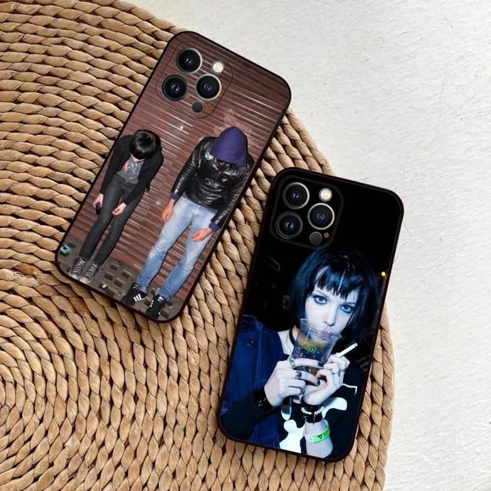 

Rock Crystal Castles Band Phone Case For iPhone 15,14,13,12,11,Plus,Pro Max,XS,X,XR,SE,Mini,8,7 Soft Silicone Black Cover