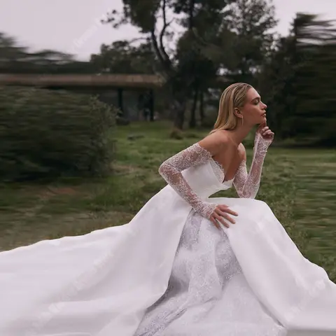 10 best sales kunglig brudklänning - №4