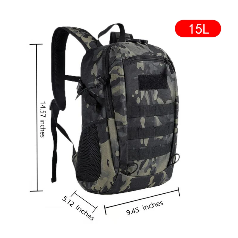 Military Tactical Assault Bag Outdoor Camping Mountaineering Travel Backpack Nylon Waterproof Lightweight Backpack