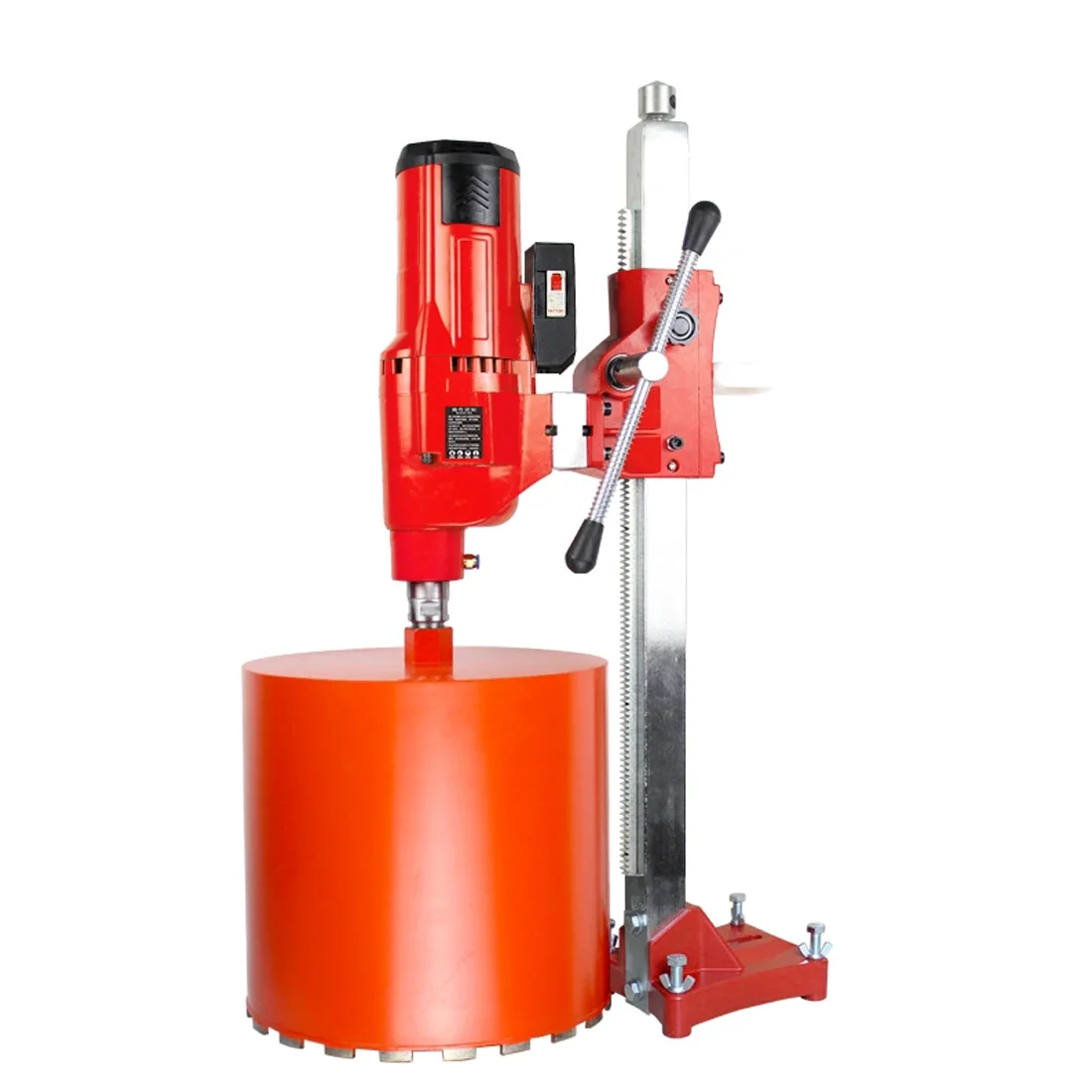 New Motor 5550W Diamond Concrete Core Drilling Rig 350mm Concrete Core Cutting Machine Water Drilling Rig