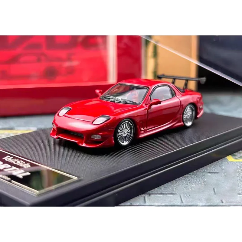 Mortal 1/64 RX7 Veilside Legering Motorvoertuig Diecast Modellen Auto Speelgoed Collectie Jongen Kerstcadeaus