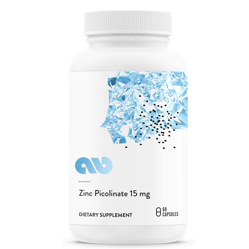 Zinc picolinate 15mg - supports health, immune system, eyes, skin, and reproductive health - gluten free, soy free, dairy free