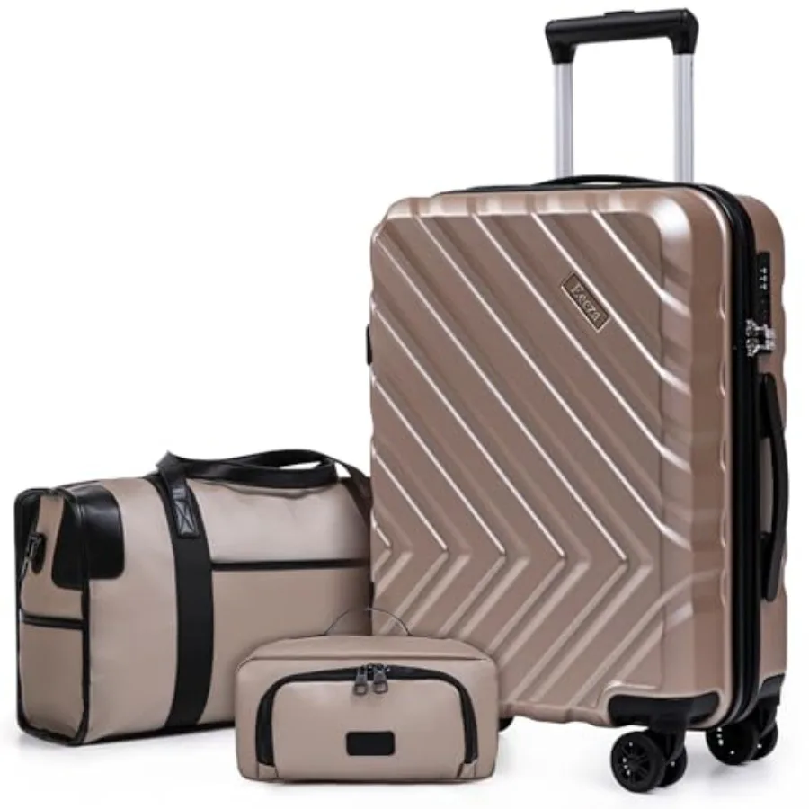 

Luggage Sets 3 Pcs, Suitcases with Wheels, Carry On Luggage Set 22x14x9 Airline Approved, Hardshell Luggage Sets With TSA Lock,