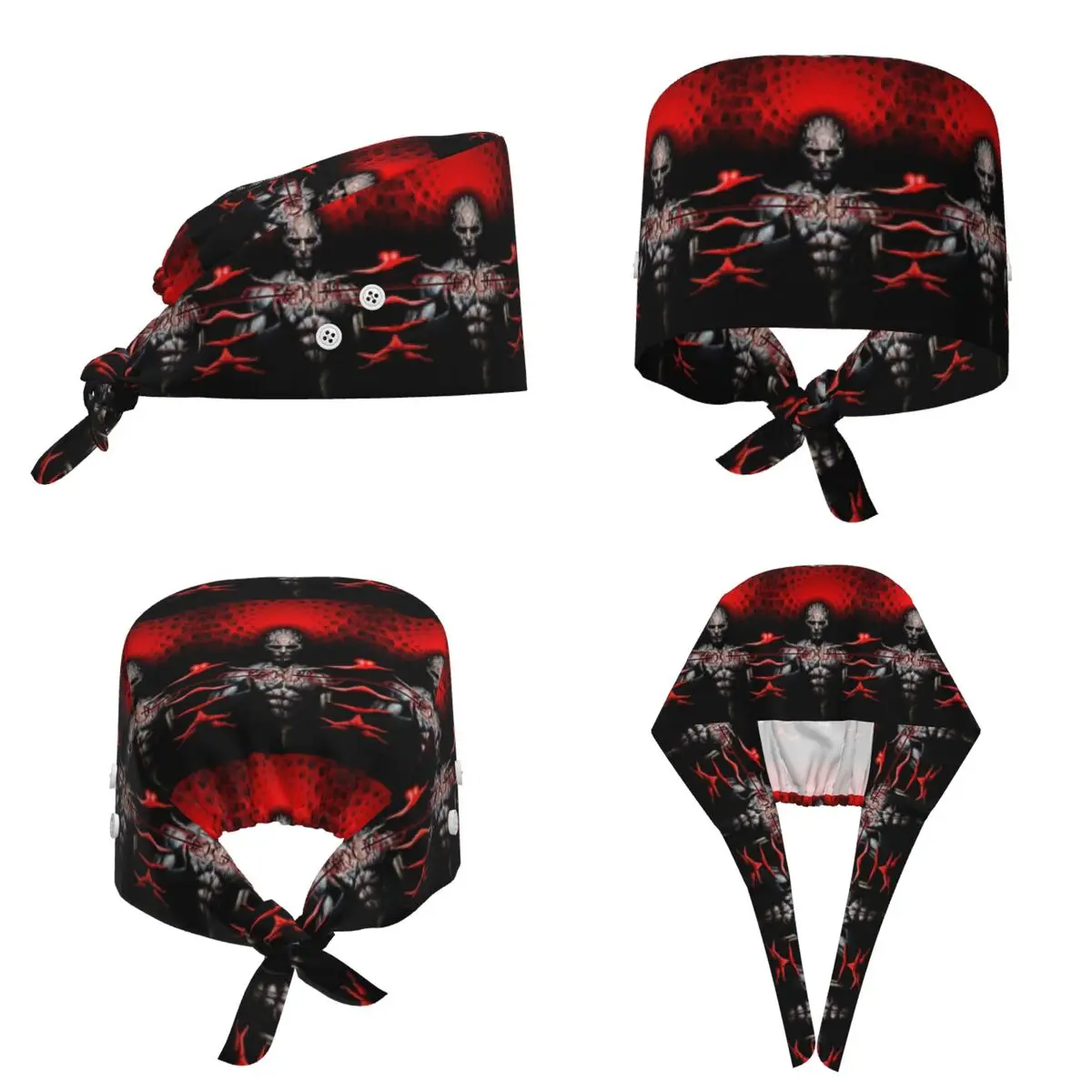 Tool Band Lateralus Heavy Metal Scrub Hat Doctor Working Surgical Cap Men Women Adjustable Nursing Caps for Dentist