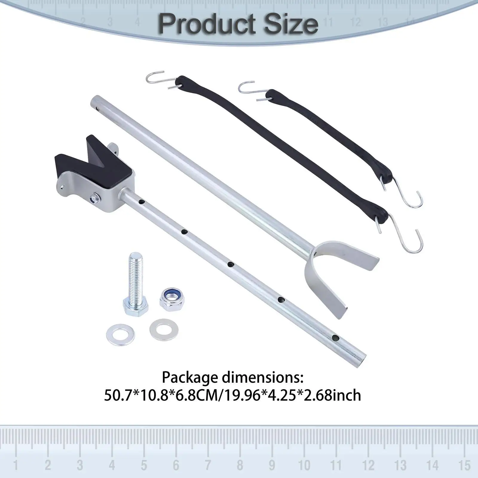 

Flexible Boat Motor Bracket Heavy Duty Transom Saver Composite Support for Plastic Boat Rod Holders and Trailers