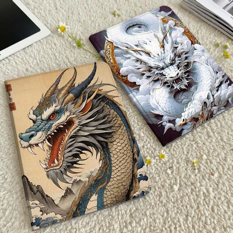 

Oriental Dragon Wave Art For Xiaomi Redmi Mi Pad 5 6 6s 7 SE Pro Max Ultra 12.4 12.5 14 inch Tablet Case