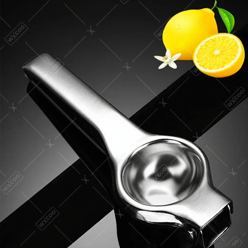 1pc Stainless Steel Lemon Squeezer Handheld Lemon Lime Orange Squeezer Citrus Juicer Lemon Fruit Pressing  Lemon Juice Squeezer