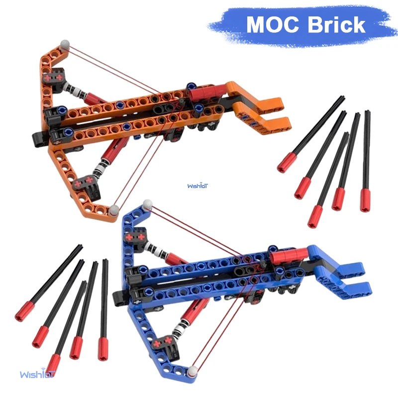 

Crossbow Arrow Model Launch Building Blocks Loose Parts Arrows Launcher MOC Bricks Assembly Kids DIY Creative Modified Toys
