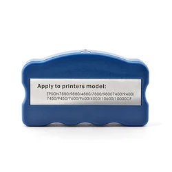 Maintenance Tanks Chip Resetter for Epson 4800 9450 7800 7880 9800 9880 7600 4880 4450 7450 Wide Format Printer