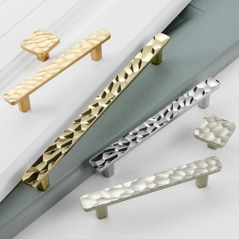 Modern Simple Zinc Alloy Cabinet Wardrobe Handle Shoe Cabinet Drawer Cabinet Door Handle Kitchen Furniture Accessories Wholesale
