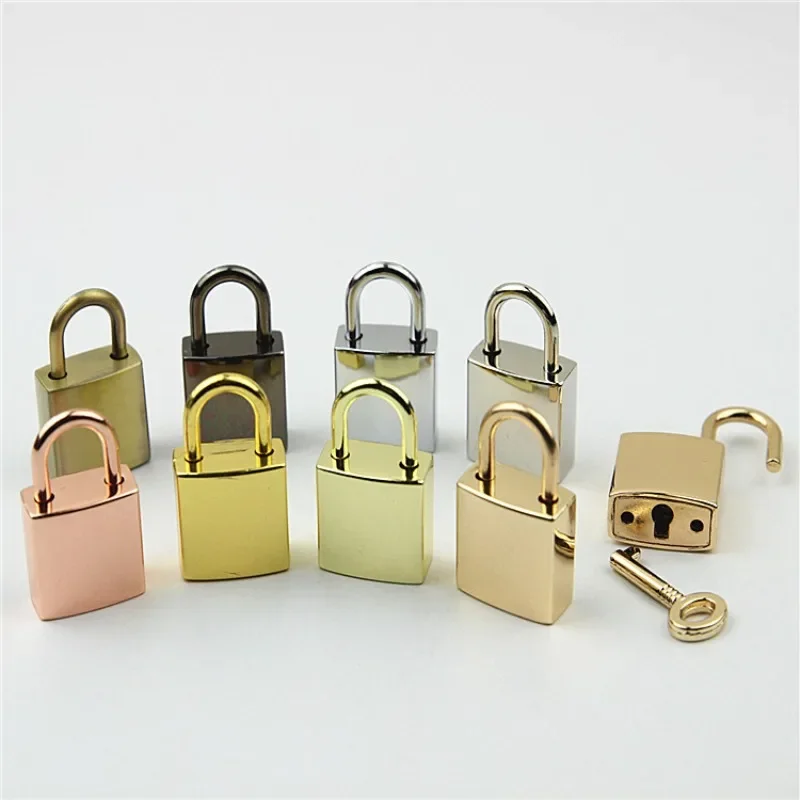 Good Quality Mini Archaize Padlocks Key Lock With Key Supplied For Jewelry Box Storage Box Diary Book Suitcase Gold Silver Color