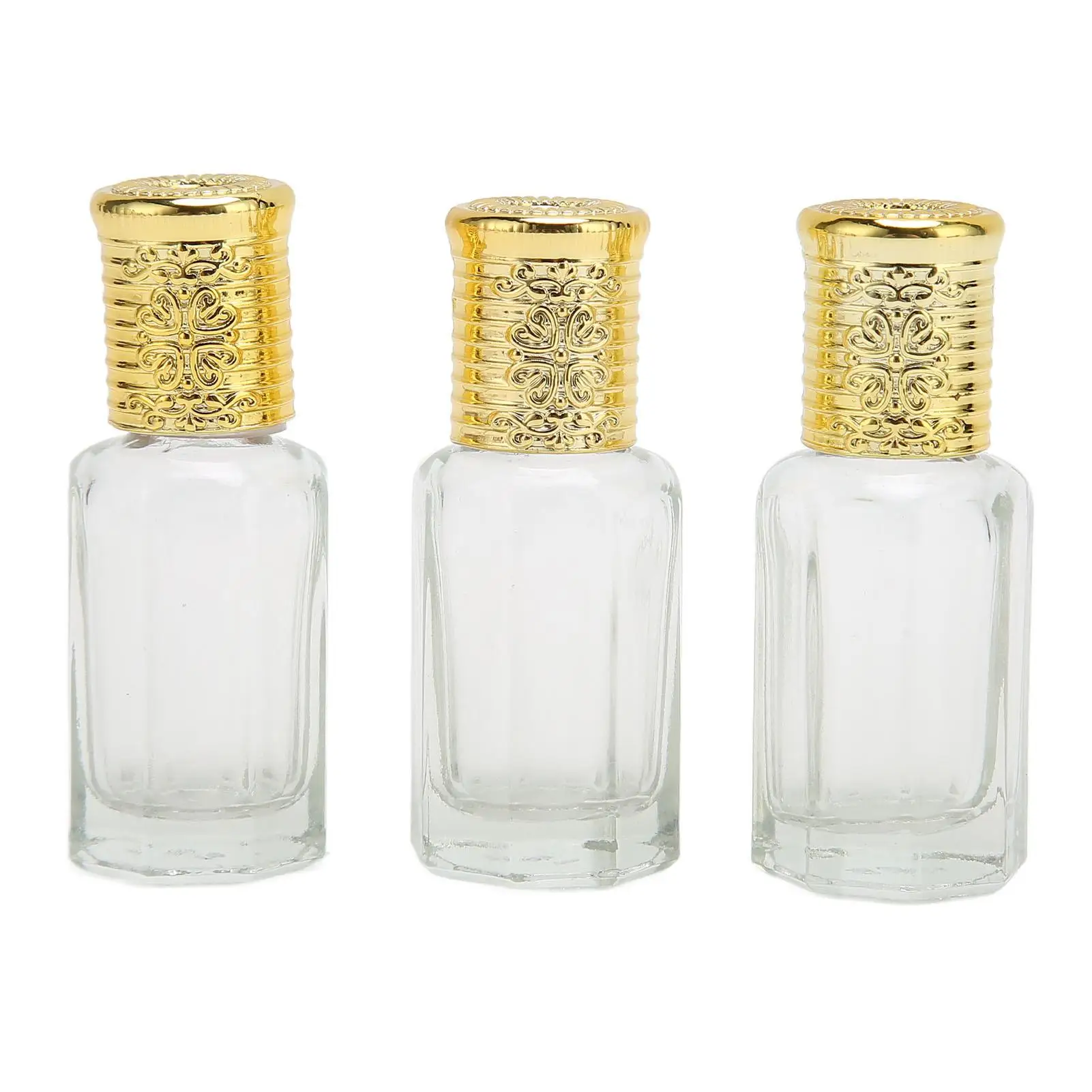 Leakproof 10ml Clear Glass Refillable Perfume Spray Bottle - for travel -Friendly Empty Fragrance Container