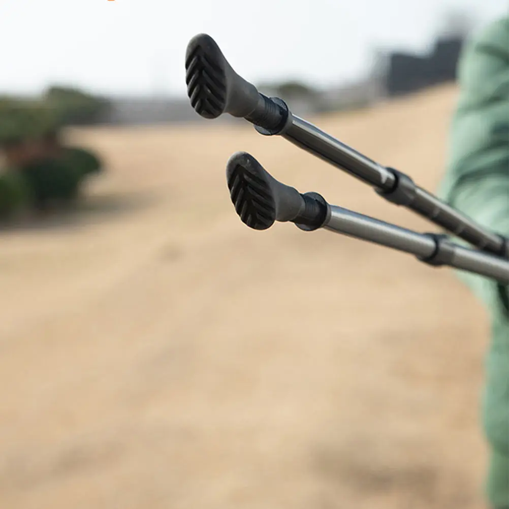 

5 Pcs End Cap Alpenstock Accessories Travel Walking Stick Trekking Pole Tips Replacement Rubber