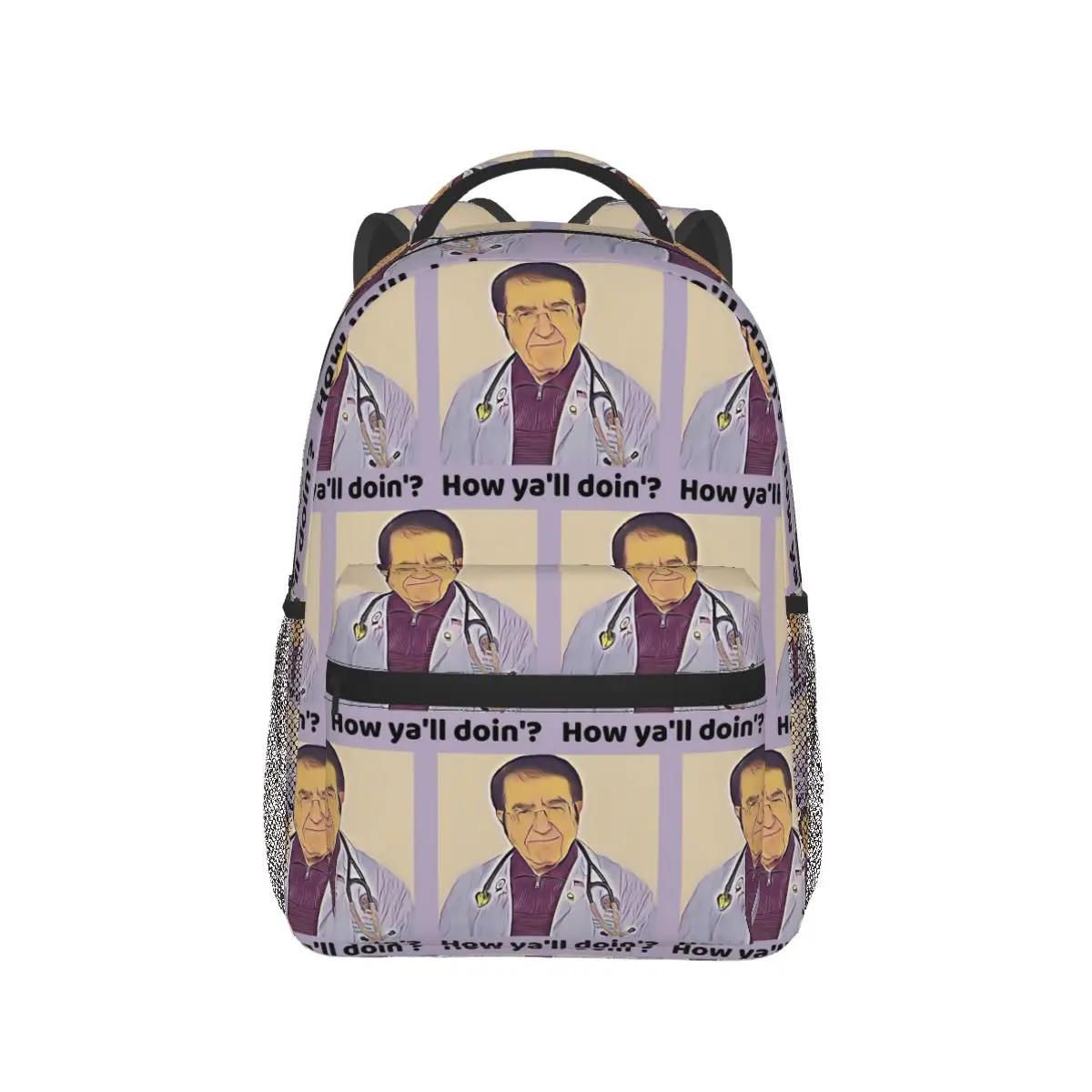 

Dr. Nowzaradan DR. NOW 600lb Life Backpack Hot Sale Daypack Large Capacity Boys Girls BookBag School Bag Shoulder Bags Men Women