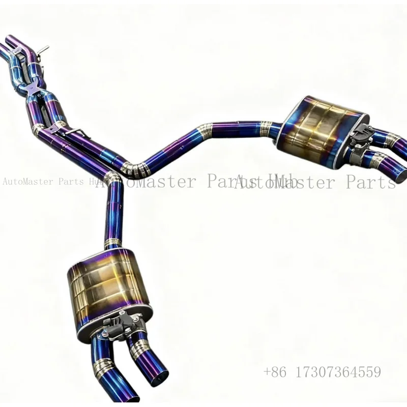 

Тюнинговая выхлопная система Valvetronic Catback для Audi S4/S5 B9 3.0T с заводской титановой трубой и глушителем, а также передней трубой из SUS304