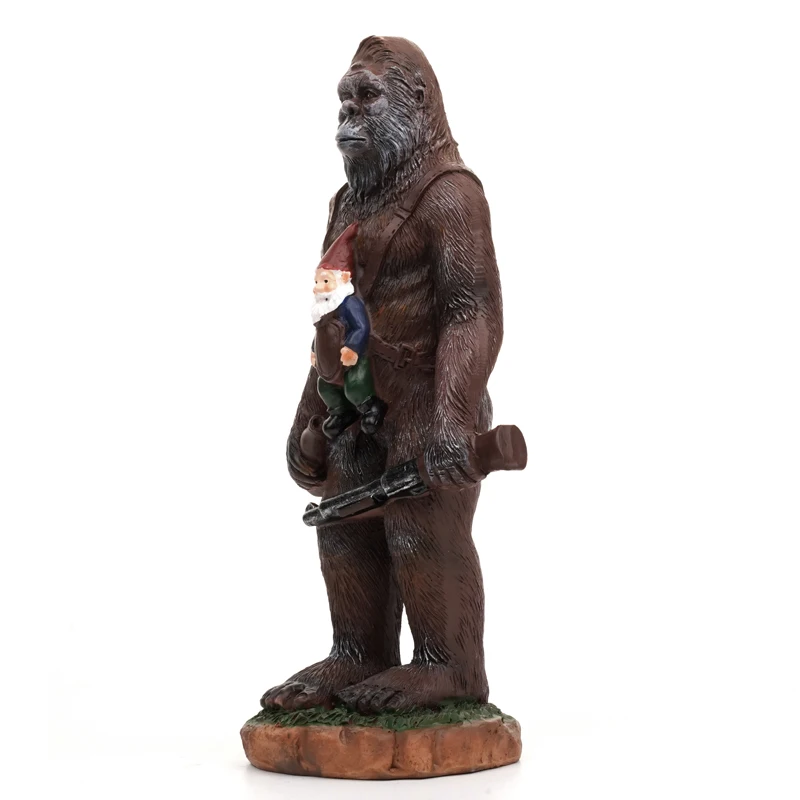 originality Gorilla dwarf Home sculpture art Living Room Bedroom table decoration Resin crafts Room decoration supplies