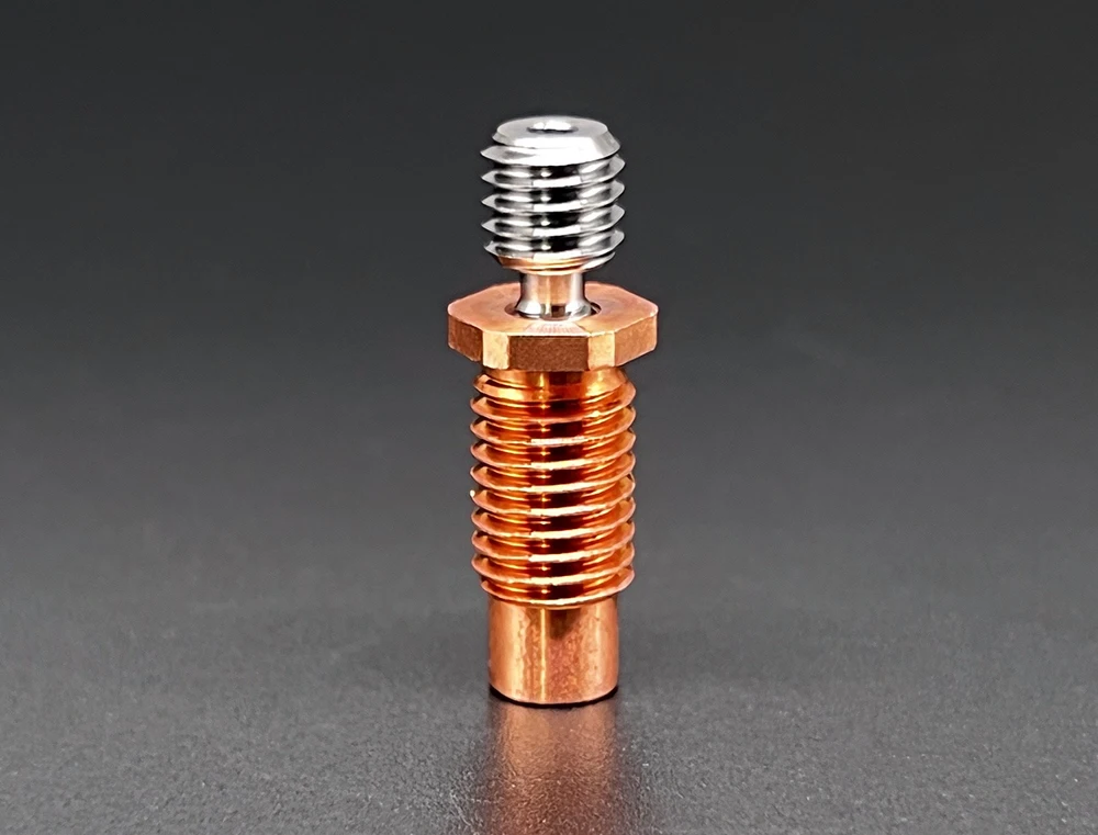 Titan Legierung Kupfer E3D V6 Kehle Wärme Brechen Alle-Metall V6 HOTEND Kehle 3D Drucker Zubehör Für 1,75mm e3D Heizung Block – Detail 1