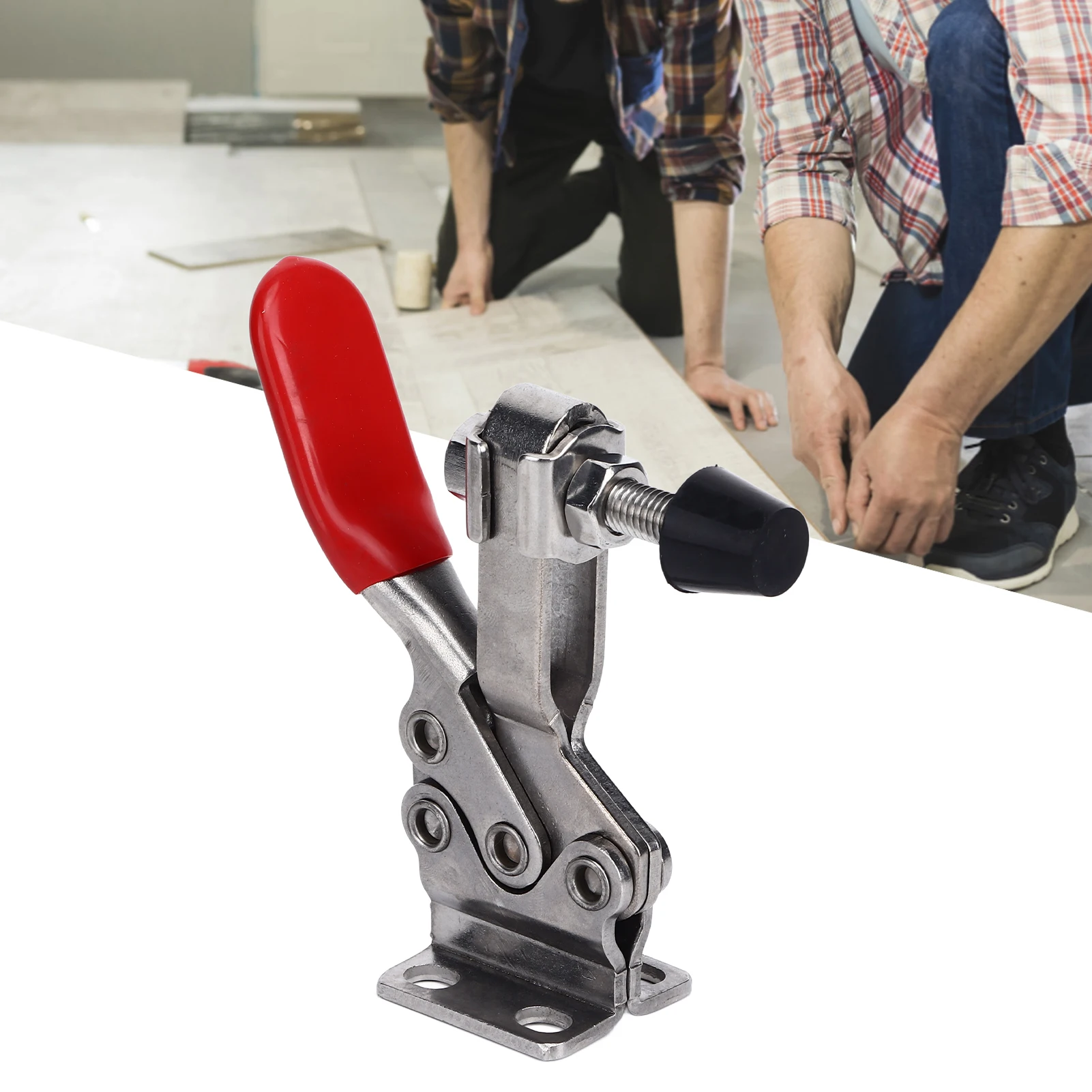 صفقة التخليص GH 225DSS تبديل المشبك الإفراج السريع الفولاذ المقاوم للصدأ مشبك لحام أفقي أداة اليد المضاغطة الأفقية #4