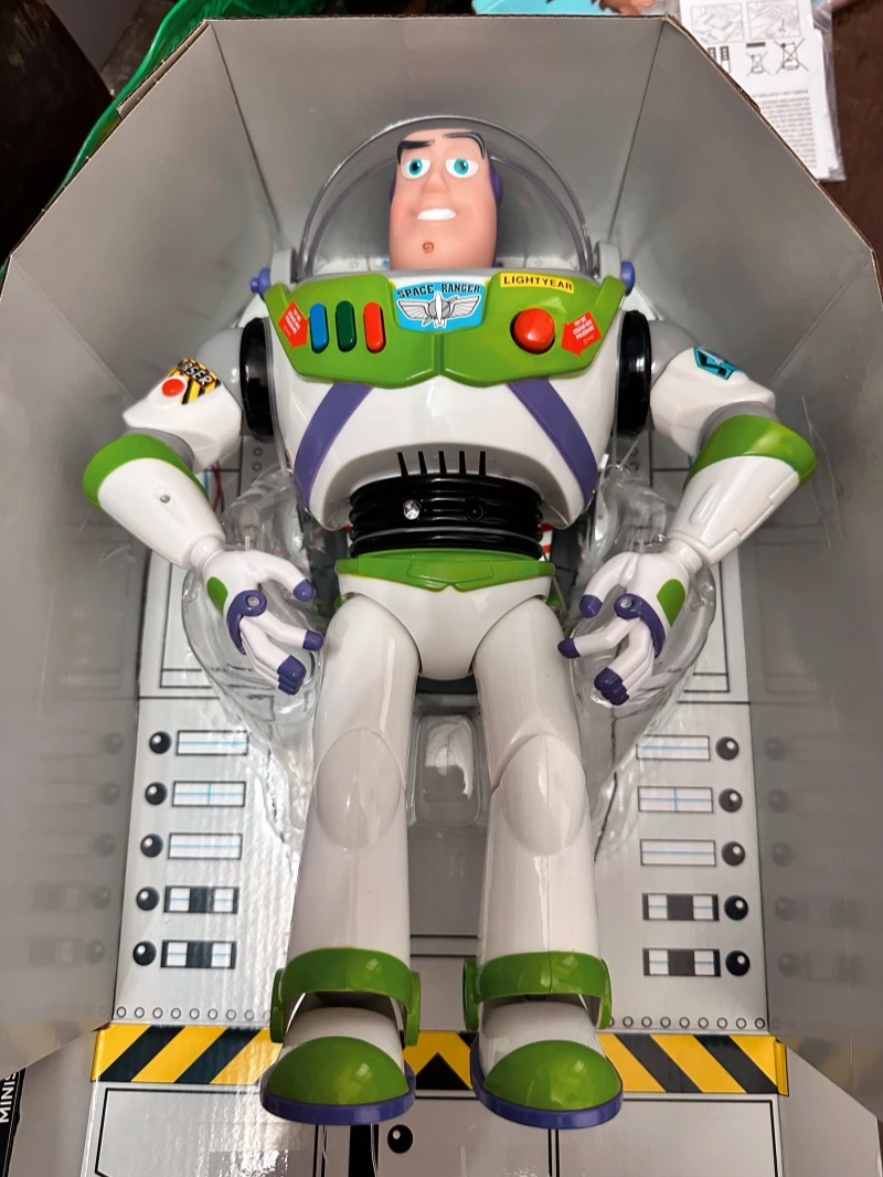 

Genuine Buzz Lightyear Woody Toy Story Action Figures Alien Posable Collectible Figurine Collection Display Home Decoration Gift