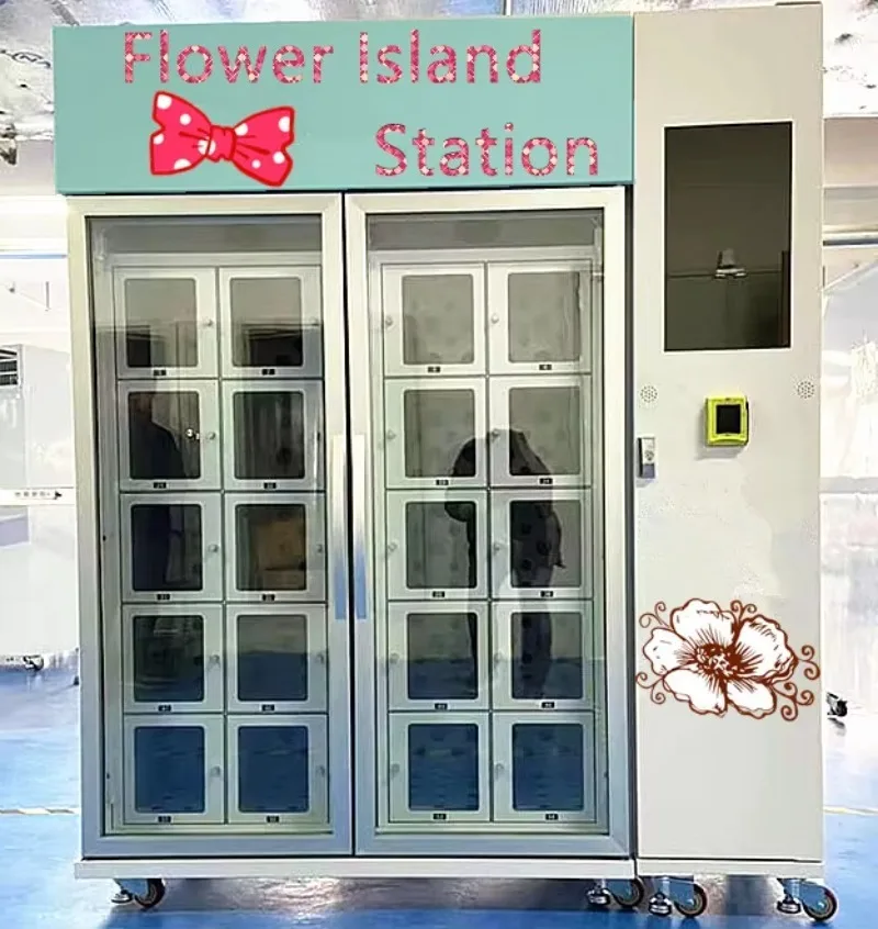 

Smart Fully Automatic Locker Fresh Flowers Vending Machine with Cooling System for Rose Bouquets in Shopping Mall