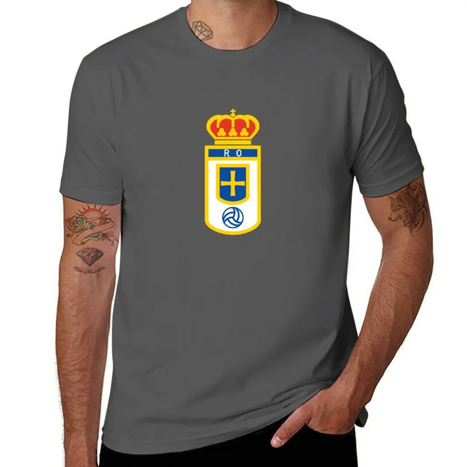 Camiseta Real Oviedo Esencial de Color Sólido