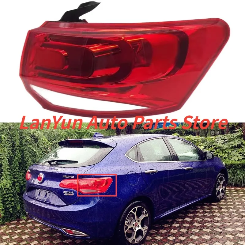 

For Fiat Ottimo 1.4 2014-2017 Car Accessories Outer Tail Light Assembly Stop Lights Parking Lamp Replace original Rear lamp