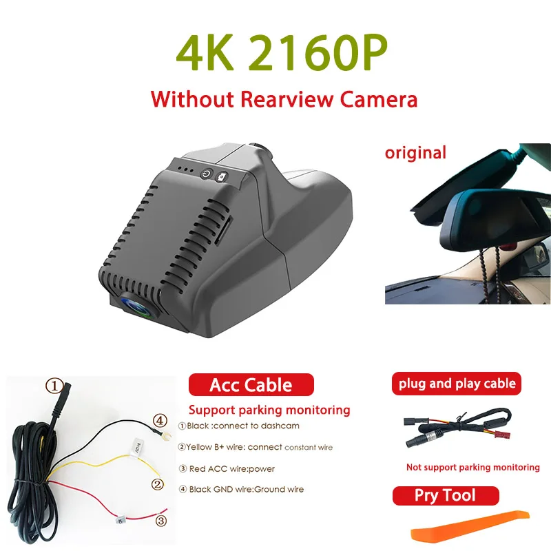 Wifi Dashcam Auto DVR Camera Plug and Play voor BMW 1 3 5 6 7 Serie Z4 X1 E84 X3 E83 F25 X5 E70 X6 E71 E88 E90 E60 E65 E91 E92
