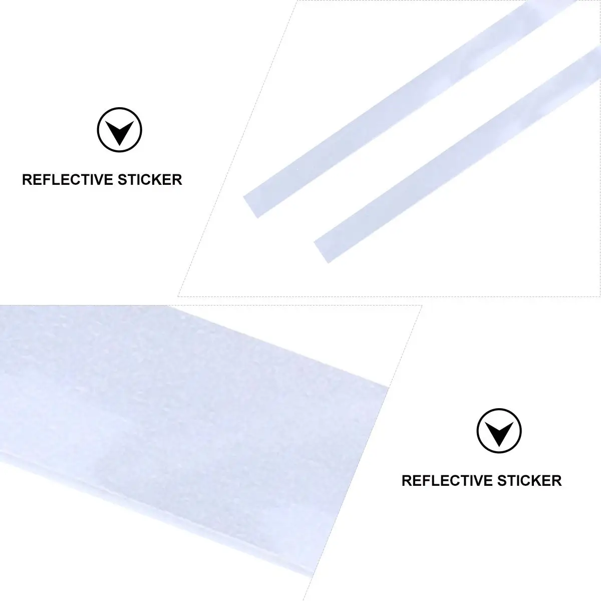 12 Pcs High Reflective Paper Stickers Tachometer Compatible Reflective Tape For Speedometer Strip Adhesive Backing Rotating