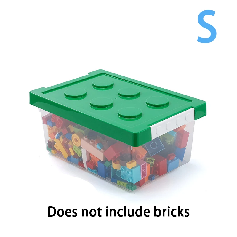 Bouwsteenopbergdoos voor kinderen Speelgoedorganisator Stapelbare blokkoffer Container Boeken Stationaire houder Diversen Snackcontainer