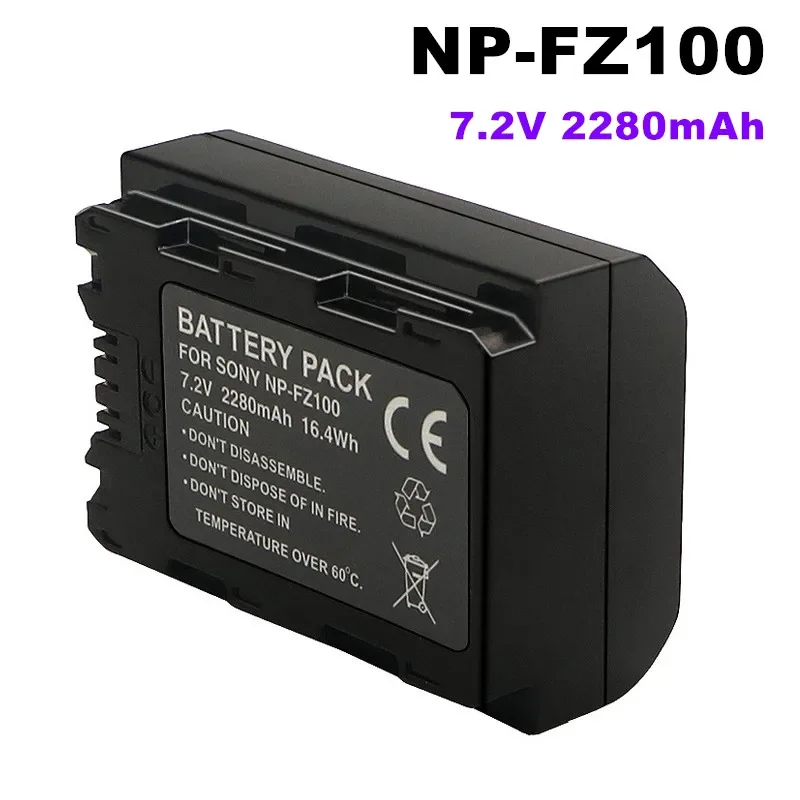 

NP-FZ100 2280mAh Replacement Battery Compatible for Sony FX3,FX30,A1,A9,A9 II,A7R III,A7S III,A7 III,A7 IV,A6600,A7C Cameras