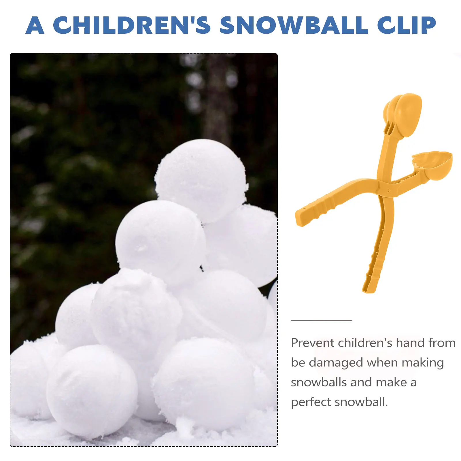 

Snow Fight Toys Clamp Children's Outdoor Clip Playing Tool Plastic Travel