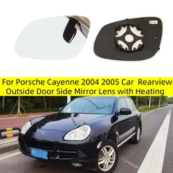 For Porsche Cayenne 2004 2005 Car Accessories Rearview Mirrors Glass Outside Door Side Mirror Lens with Heating