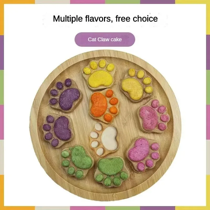 Freeze Dried Cat Snacks Cat Paw Raw Bone Meat Cakes Cat/Dogs Grinding Their Teeth Gain Weight Cheek Growth Freeze-dried Pet Food