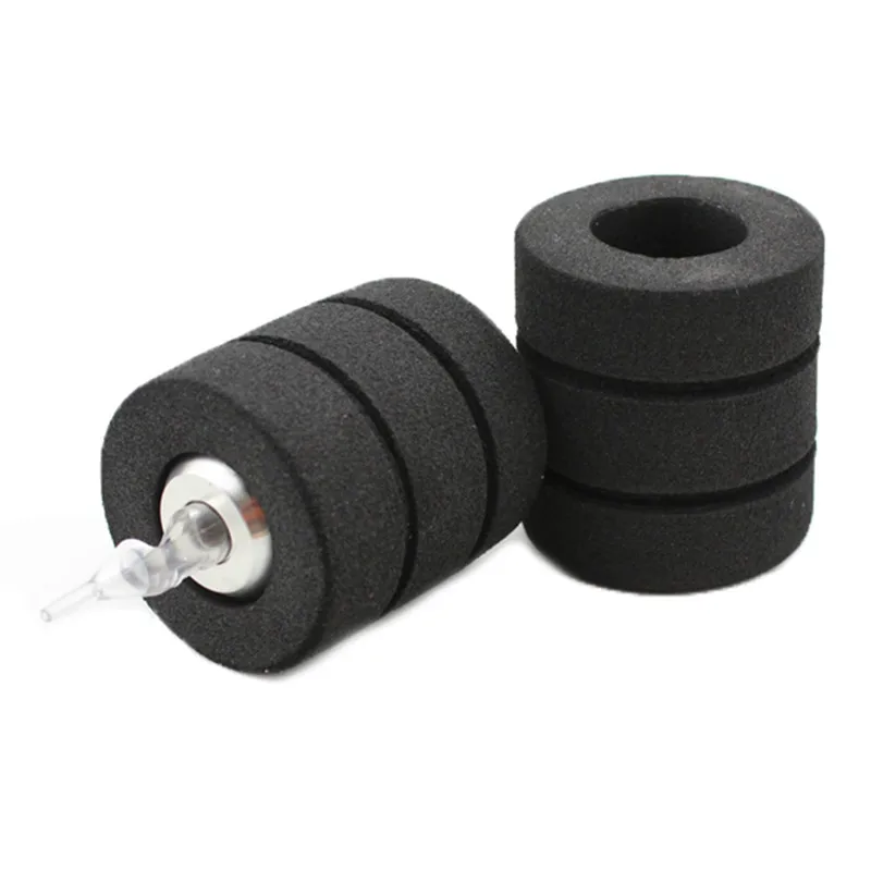 1PC 35/45mm Memory Foam Tattoo Grip Cover - Black Sleeve for Tattoo Pen Machines