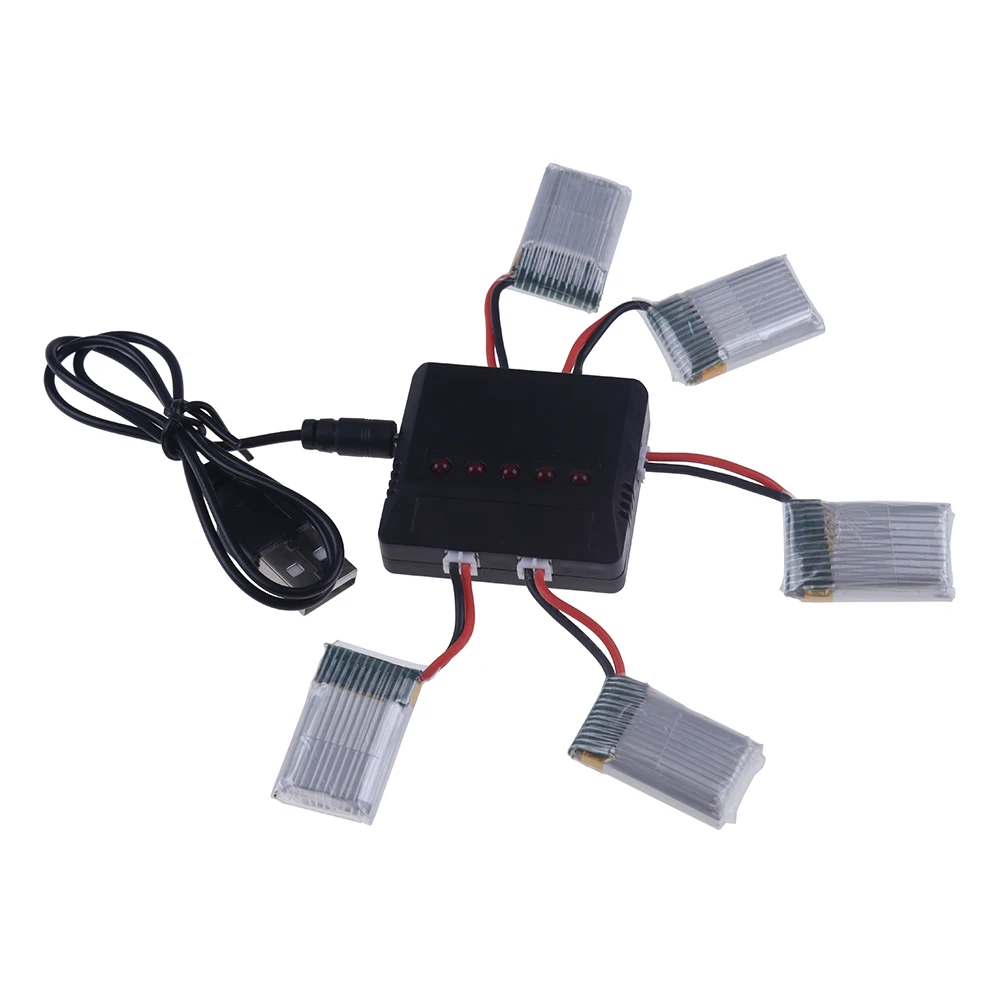 1/3/5/10 pz 3.7v 180mah 651723 batteria LIPO per JJRC H36 E010 E010C E011 E013 F36 NH010 batteria RC Quadcopter pezzi di ricambio