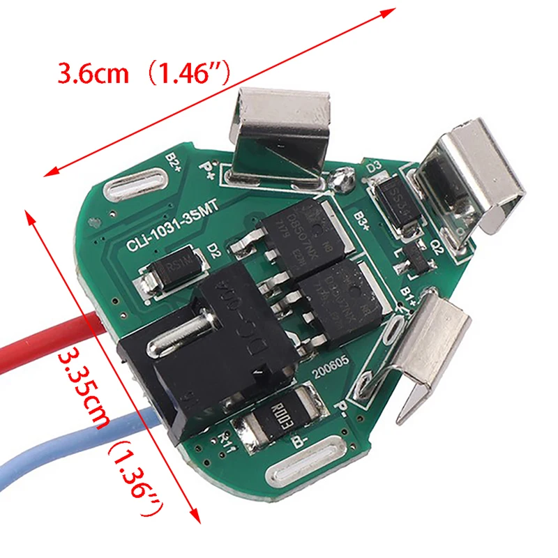 3S 12V DC Electric Tools Hand Lithium Drill Power Li-ion Battery Protection Board BMS Circuit 18650 3 Cell Packs 15A PCB Module