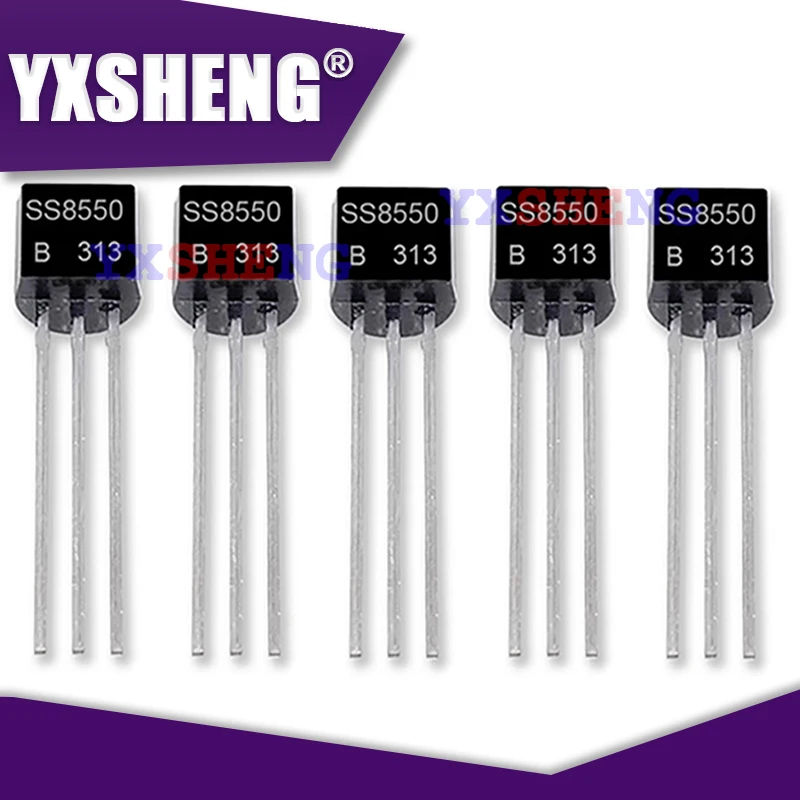 50PCS S8050 S8550 TO-92 Triode Transistor Chipset SS8050 SS8550 TO92 Triode