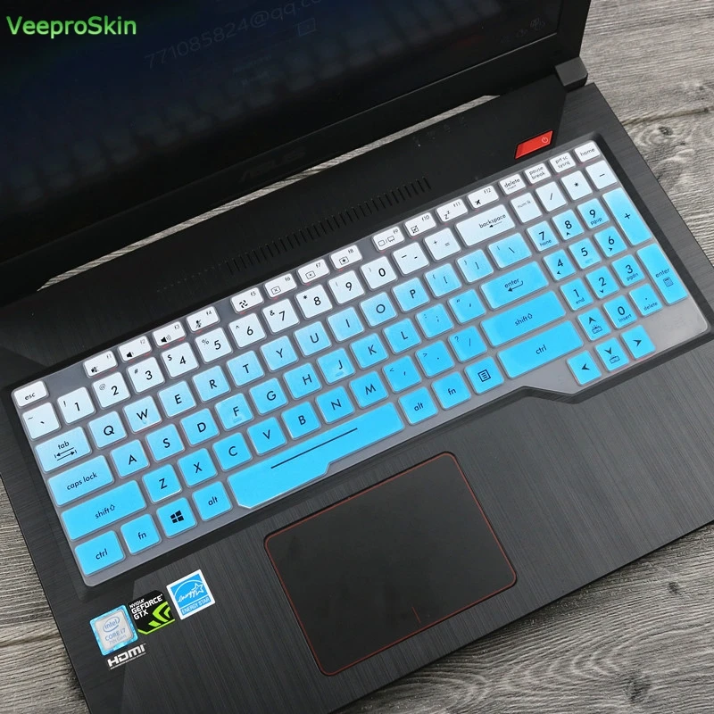 15.6 inch silicone laptop keyboard cover protector skin For ASUS ROG STRIX HERO II GL504G  GL504GM GL504GS 15.6''